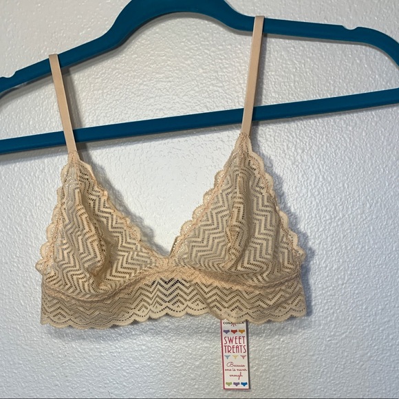 Cosabella Sweet Treats Geo Soft Bra in Blush Bralette - Picture 2 of 11
